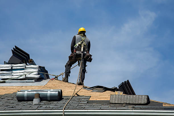 Professional Gutter Installation technician working in Page, AZ